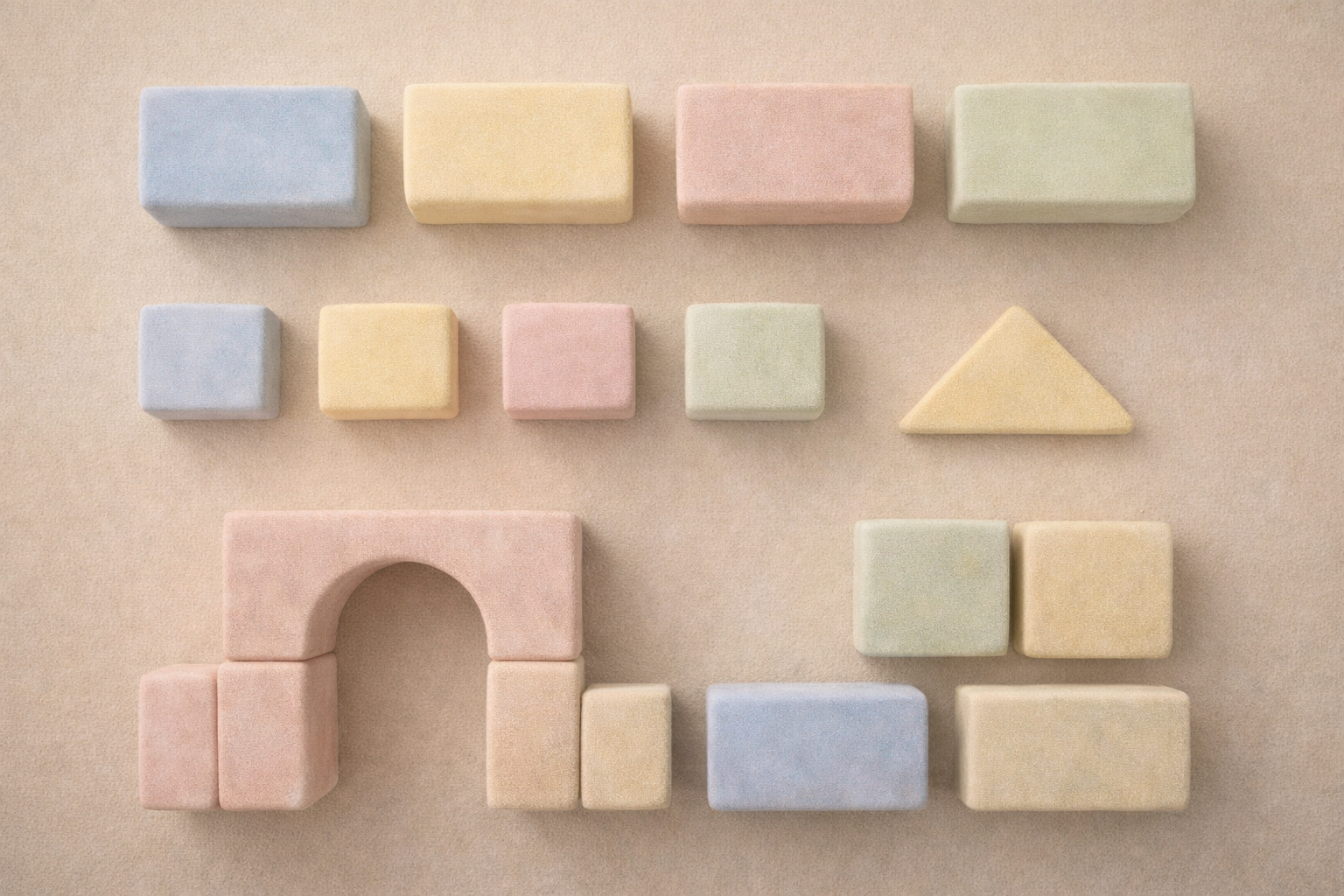 Juego infantil creativo en interior